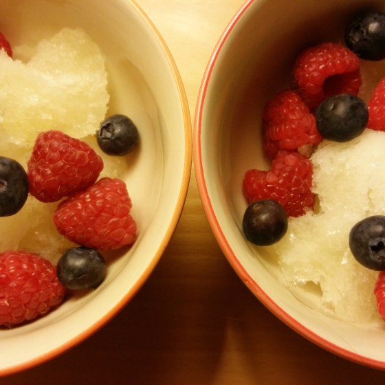 Lemon Ice two  bowls